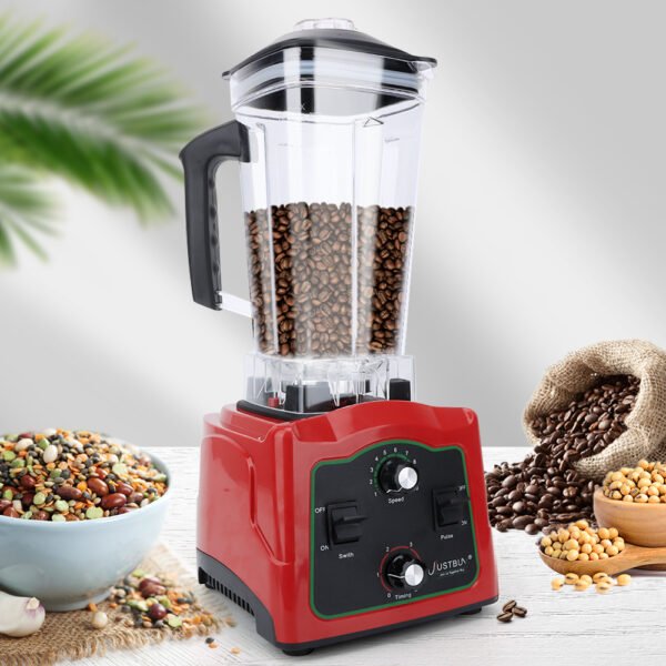 Commercial Timer Coffee Bean Blender Mixer with 8 Blades